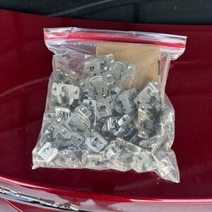 25 sets of double overlay cabinet hinges